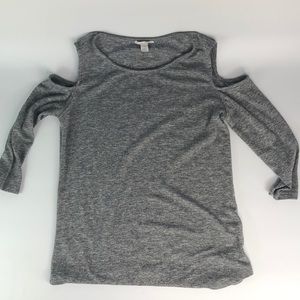 Halogen cold shoulder top Xs